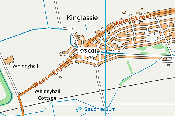 KY5 0XH map - OS VectorMap District (Ordnance Survey)