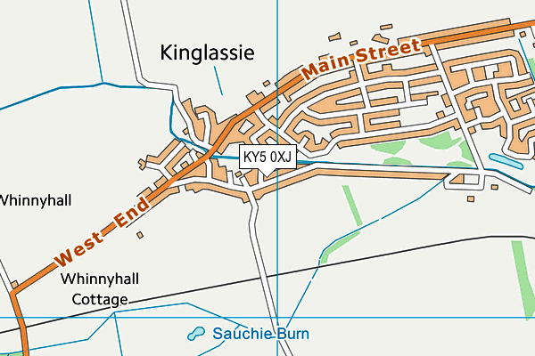KY5 0XJ map - OS VectorMap District (Ordnance Survey)