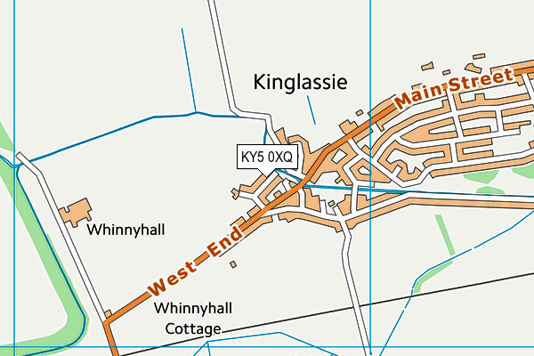 KY5 0XQ map - OS VectorMap District (Ordnance Survey)