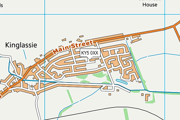 KY5 0XX map - OS VectorMap District (Ordnance Survey)