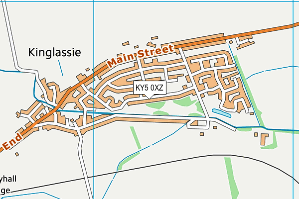 KY5 0XZ map - OS VectorMap District (Ordnance Survey)