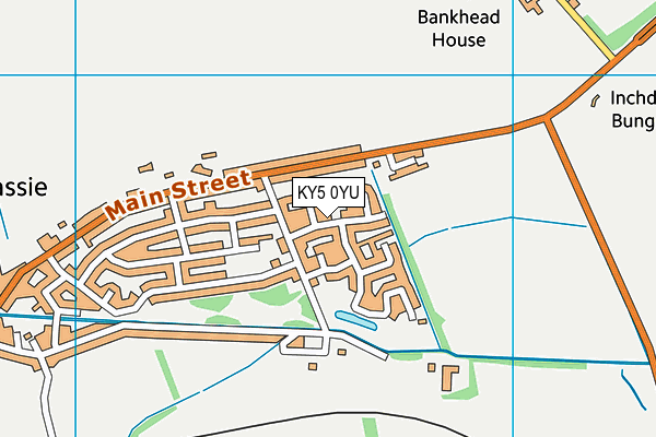 KY5 0YU map - OS VectorMap District (Ordnance Survey)
