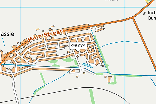 KY5 0YY map - OS VectorMap District (Ordnance Survey)