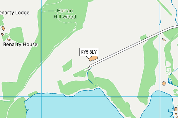 KY5 8LY map - OS VectorMap District (Ordnance Survey)
