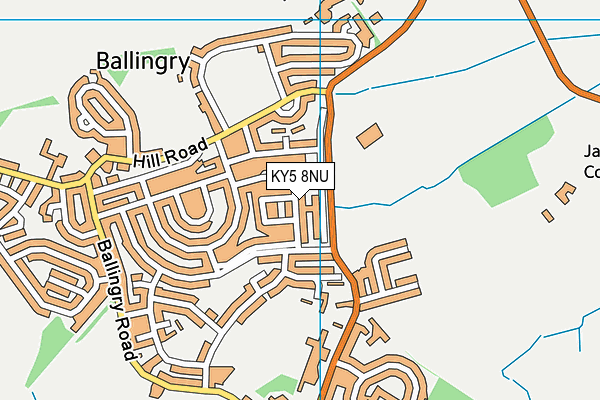 KY5 8NU map - OS VectorMap District (Ordnance Survey)