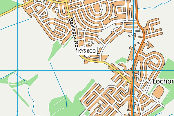 KY5 8QQ map - OS VectorMap District (Ordnance Survey)