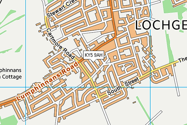 KY5 9AH map - OS VectorMap District (Ordnance Survey)