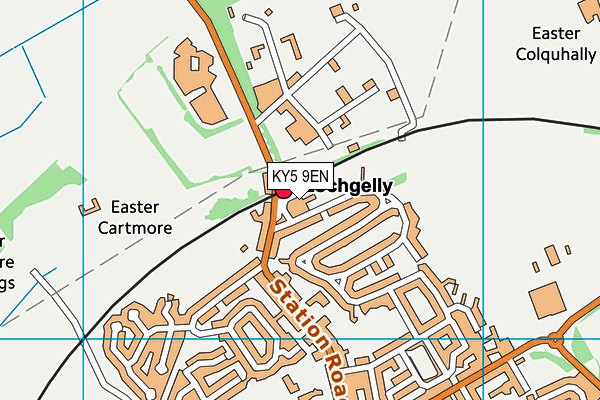 KY5 9EN map - OS VectorMap District (Ordnance Survey)