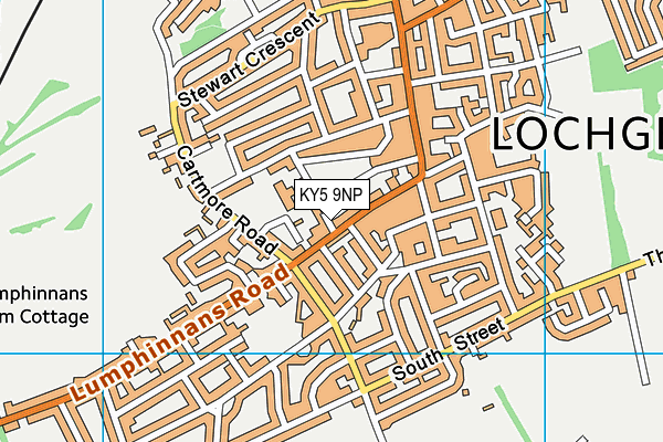 KY5 9NP map - OS VectorMap District (Ordnance Survey)