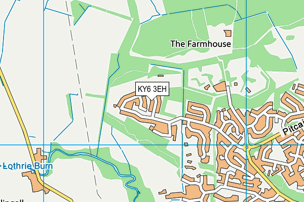 KY6 3EH map - OS VectorMap District (Ordnance Survey)