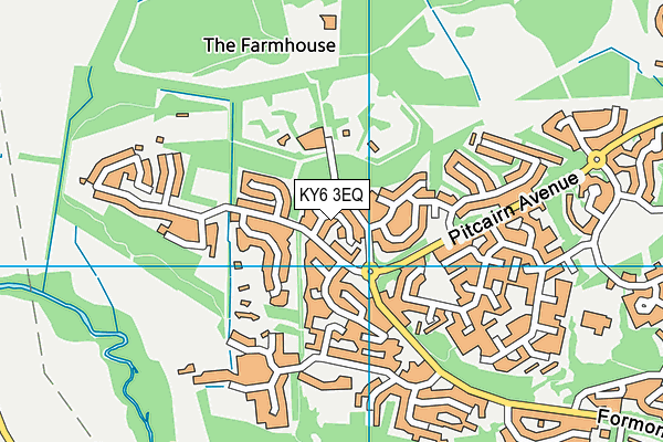 KY6 3EQ map - OS VectorMap District (Ordnance Survey)