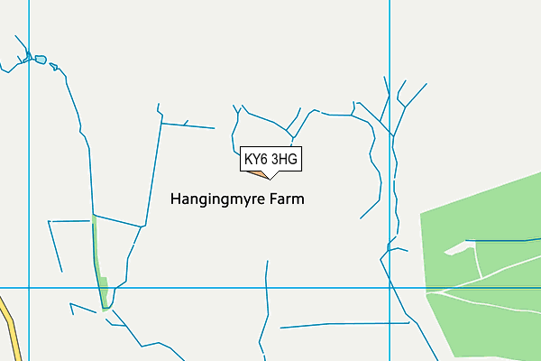 KY6 3HG map - OS VectorMap District (Ordnance Survey)
