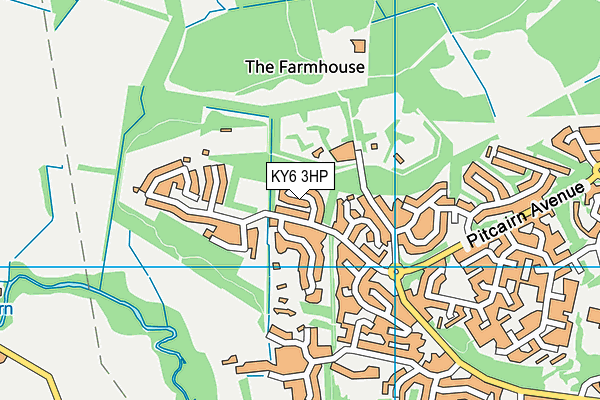 KY6 3HP map - OS VectorMap District (Ordnance Survey)