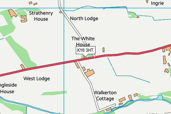 KY6 3HT map - OS VectorMap District (Ordnance Survey)