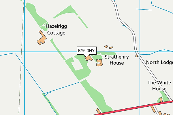 KY6 3HY map - OS VectorMap District (Ordnance Survey)