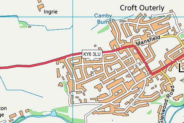 KY6 3LU map - OS VectorMap District (Ordnance Survey)