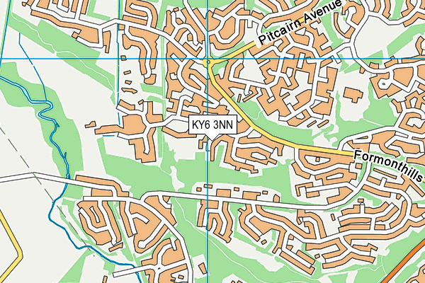 KY6 3NN map - OS VectorMap District (Ordnance Survey)