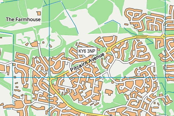 KY6 3NP map - OS VectorMap District (Ordnance Survey)