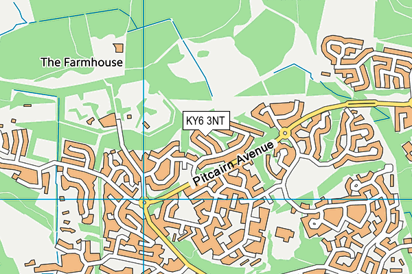KY6 3NT map - OS VectorMap District (Ordnance Survey)