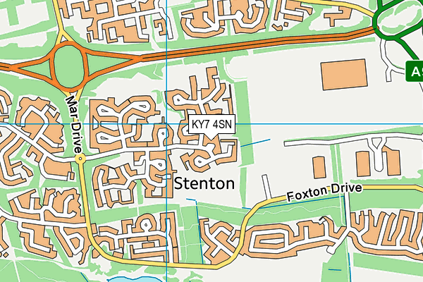 KY7 4SN map - OS VectorMap District (Ordnance Survey)