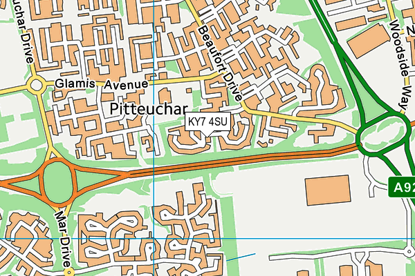 KY7 4SU map - OS VectorMap District (Ordnance Survey)