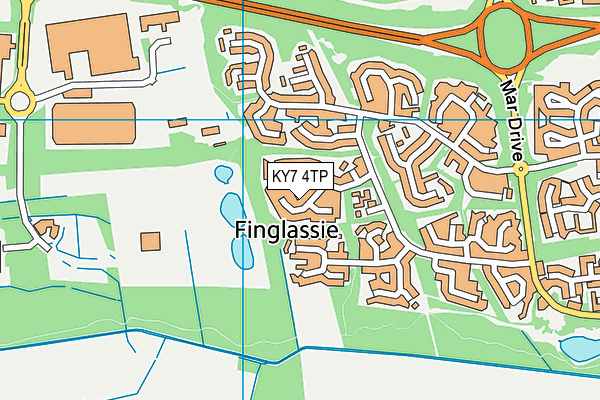 KY7 4TP map - OS VectorMap District (Ordnance Survey)