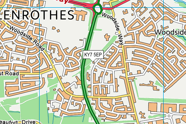 KY7 5EP map - OS VectorMap District (Ordnance Survey)