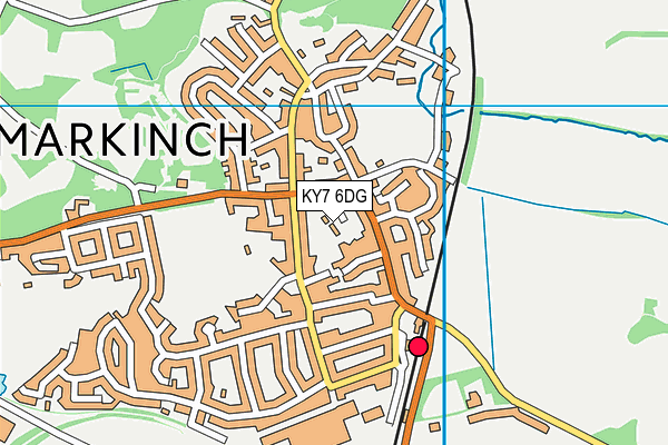 KY7 6DG map - OS VectorMap District (Ordnance Survey)