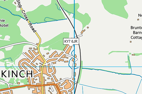 KY7 6JR map - OS VectorMap District (Ordnance Survey)