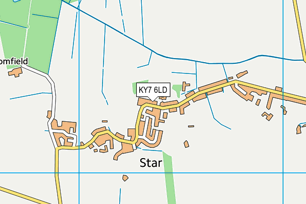 KY7 6LD map - OS VectorMap District (Ordnance Survey)