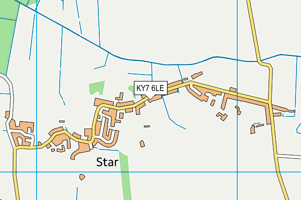 KY7 6LE map - OS VectorMap District (Ordnance Survey)