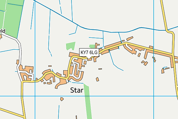 KY7 6LG map - OS VectorMap District (Ordnance Survey)