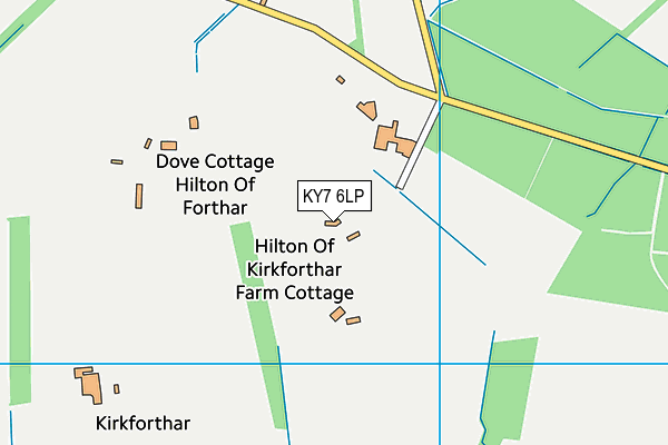 KY7 6LP map - OS VectorMap District (Ordnance Survey)