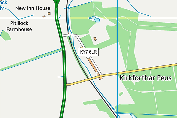 KY7 6LR map - OS VectorMap District (Ordnance Survey)