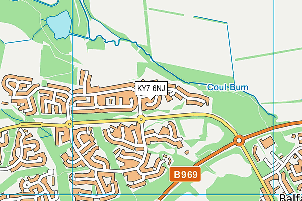 KY7 6NJ map - OS VectorMap District (Ordnance Survey)