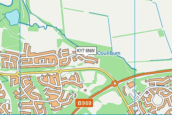 KY7 6NW map - OS VectorMap District (Ordnance Survey)
