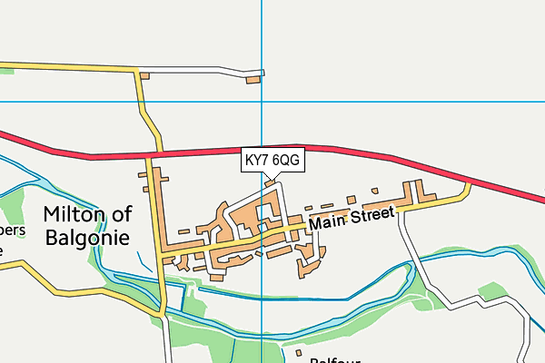 KY7 6QG map - OS VectorMap District (Ordnance Survey)