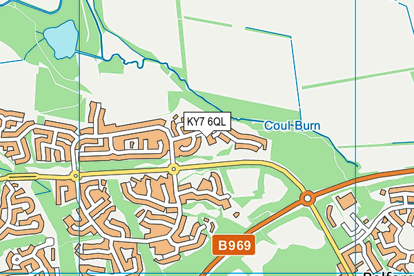 KY7 6QL map - OS VectorMap District (Ordnance Survey)