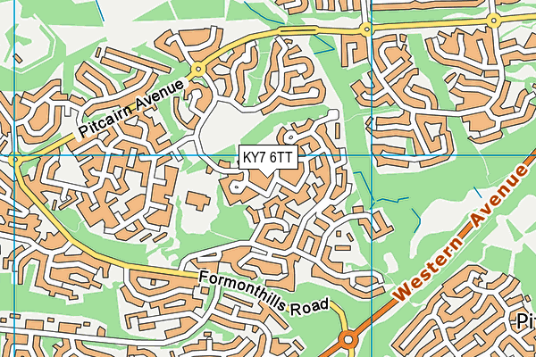 KY7 6TT map - OS VectorMap District (Ordnance Survey)