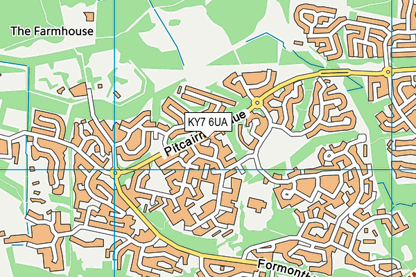KY7 6UA map - OS VectorMap District (Ordnance Survey)