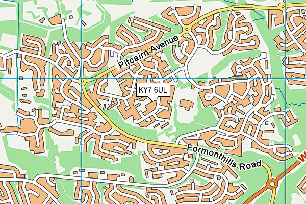 KY7 6UL map - OS VectorMap District (Ordnance Survey)