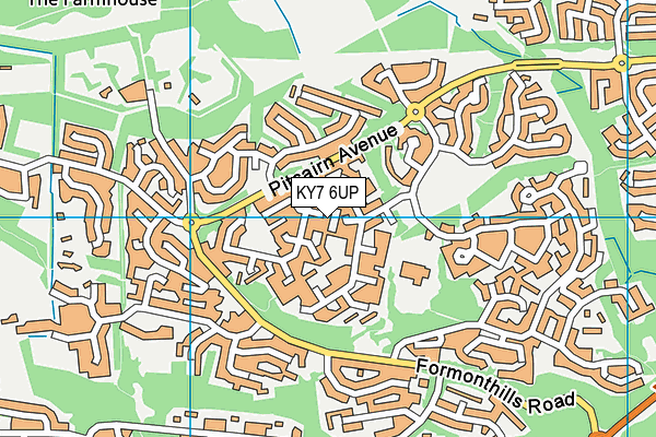 KY7 6UP map - OS VectorMap District (Ordnance Survey)