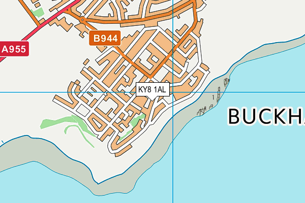 KY8 1AL map - OS VectorMap District (Ordnance Survey)