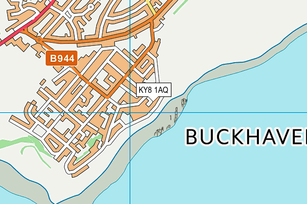 KY8 1AQ map - OS VectorMap District (Ordnance Survey)