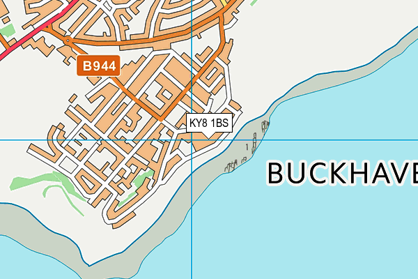 KY8 1BS map - OS VectorMap District (Ordnance Survey)