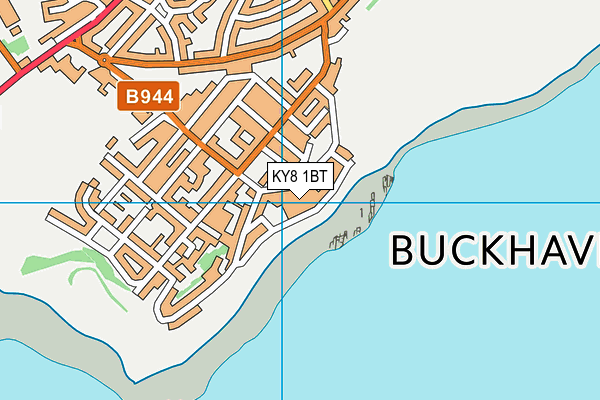 KY8 1BT map - OS VectorMap District (Ordnance Survey)