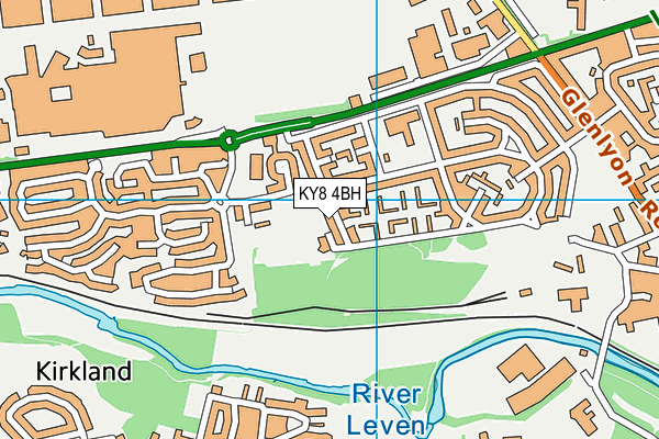 KY8 4BH map - OS VectorMap District (Ordnance Survey)