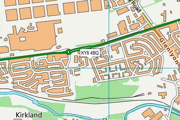 KY8 4BQ map - OS VectorMap District (Ordnance Survey)