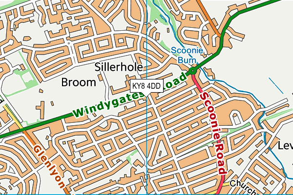 KY8 4DD map - OS VectorMap District (Ordnance Survey)