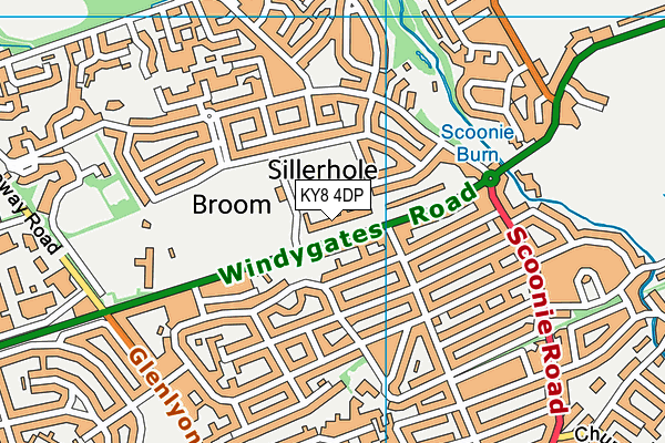 KY8 4DP map - OS VectorMap District (Ordnance Survey)